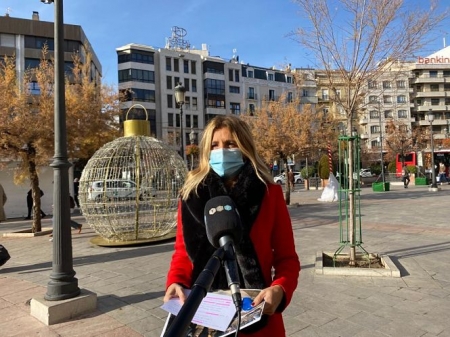 Eva Martín durante la rueda de prensa (PP)