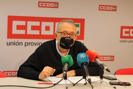 Félix Alonso, secretario general del sindicato de Sanidad y Sectores Sociosanitarios de CCOO, ha presentado el estudio (CCOO)