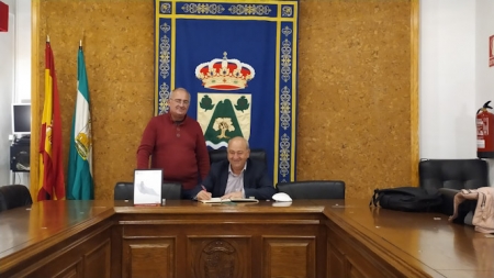 Imagen de la visita al Ayuntamiento de Gójar (DIPUTACIÓN) 