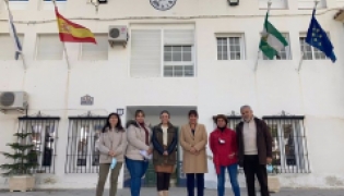 Visita de la diputada de Bienestar Social, Olvido de la Rosa, al municipio de Montillana (DIPUTACION DE GRANADA)