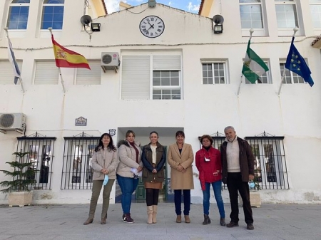 Visita de la diputada de Bienestar Social, Olvido de la Rosa, al municipio de Montillana (DIPUTACION DE GRANADA)