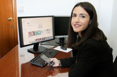 La investigadora de la UGR Ana Castillo López, autora de este trabajo (UGR)