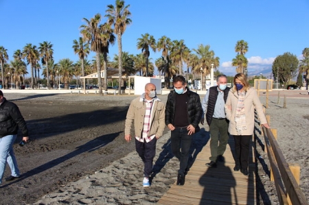 Imagen de la visita a la Playa del Poniente (AYTO. MOTRIL)
