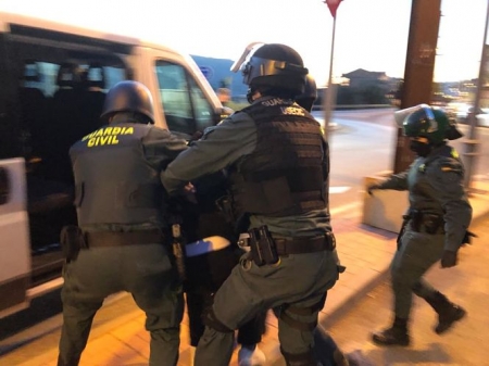 Imagen de la detención (GUARDIA CIVIL)