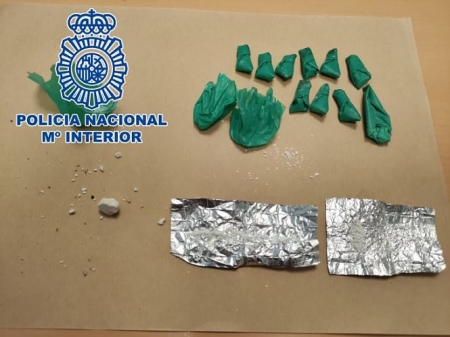 Cocaína intervenida en Motril (POLICÍA NACIONAL) 