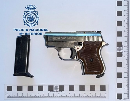 Pistola intervenida (POLICÍA NACIONAL) 