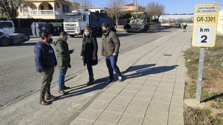 Imagen de la visita a la carretera Otura-Dílar (PP)