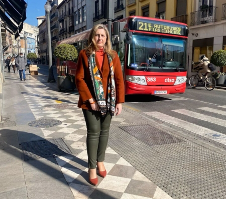 La Concejal de VOX en el Ayuntamiento de Granada, Beatriz Sánchez (VOX) 