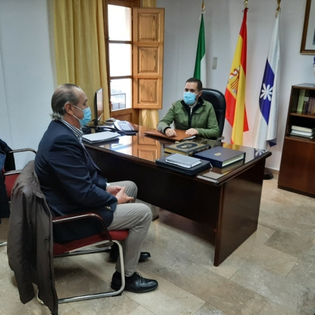 Imagen de la visita al Ayuntamiento de Dílar (JUNTA) 