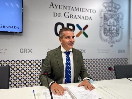 El portavoz del PP en el Ayuntamiento de Granada, César Díaz, en imagen de archivo (PP) 