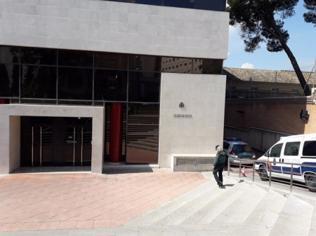 Edificio judicial de La Caleta, en imagen de archivo (EUROPA PRESS)