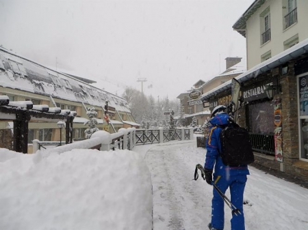 Imagen de Pradollano, en Sierra Nevada, este 16 de enero (CETURSA) 