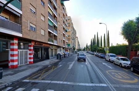 Tramo de la Calle Arabial donde se iniciaran las obras (JUNTA)
