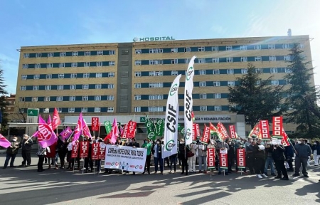 Imagen de la concentración (CCOO)