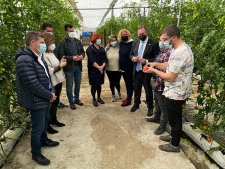 visita a una explotación hortícola de Motril (PSOE)