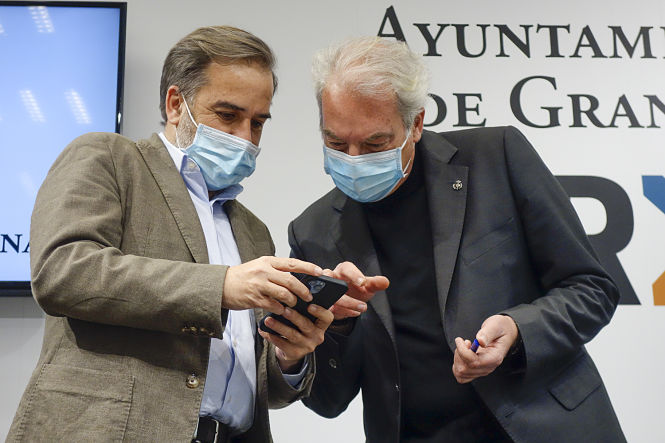 Jacobo Calvo y José ANtonio Huertas han repasado los asuntos de la junta de gobierno (JAVIER ALGARRA / AYUNTAMIENTO) Jacobo Calvo y José ANtonio Huertas han repasado los asuntos de la junta de gobierno (JAVIER ALGARRA / AYUNTAMIENTO)