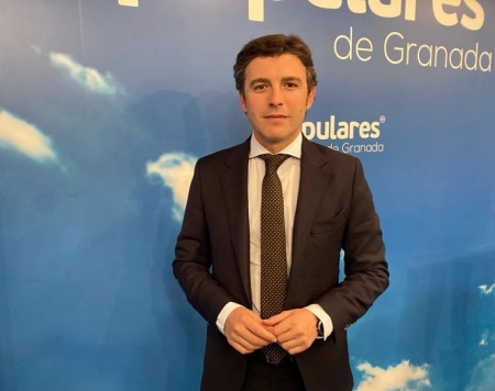 El secretario general del Partido Popular de Granada, Jorge Saavedra (PP)