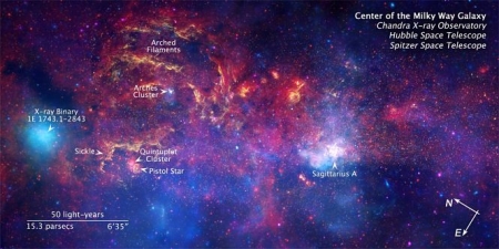 Resultados de las observaciones de EAVN en longitudes de onda de 1.3 y 0.7 centímetros que muestran la estructura casi circular de Sagitario A* (IAA-CSIC) 