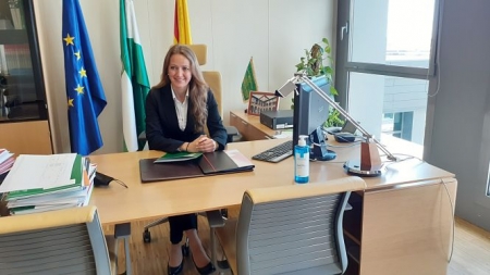 La Delegada de empleo de la Junta, Virginia Fernández (AYUNTAMIENTO)