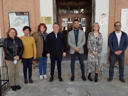 Imagen de la visita a Moclín (DIPUTACIÓN)
