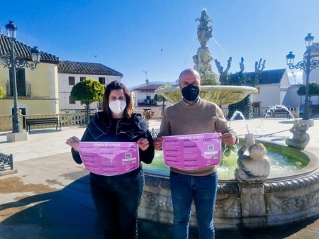 La concejala de Igualdad y el alcalde de Otura presentan las actividades del 8 de marzo (AYTO. OTURA)