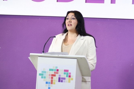 La responsable de Acción Institucional y Municipalismo de Podemos Andalucía, Alejandra Durán (PODEMOS)