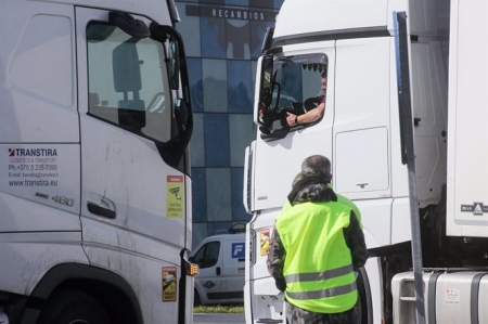 Imagen de archivo de huelga en el transporte (CARLOS CASTTRO / EUROPA PRESS)