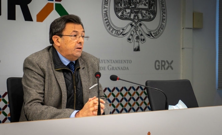 El concejal del PP en el Ayuntamiento de Granada, Carlos Ruiz Cosano (PP) 