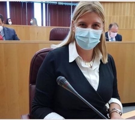 La portavoz del PP en Diputación, Inmaculada Hernández (PP)