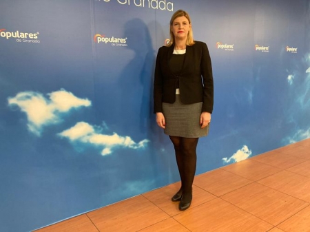 La portavoz del PP en Diputación, Inmaculada Hernández (PP)