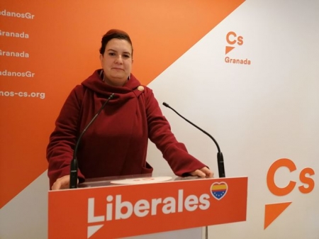 La portavoz de Cs en el Ayuntamiento de Órgiva, Raquel Álvarez (CIUDADANOS)