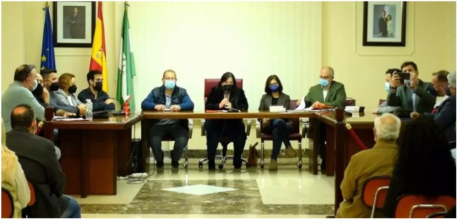 Pleno extraordinario en Chauchina para la elección de Cristina González como alcaldesa (FACEBOOK DEL AYUNTAMIENTO) Pleno extraordinario en Chauchina para la elección de Cristina González como alcaldesa (FACEBOOK DEL AYUNTAMIENTO)