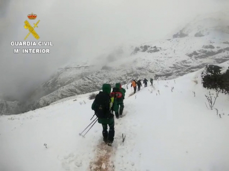 Imagen del rescate (GUARDIA CIVIL)