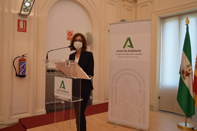 La delegada de Educación y Deporte de la Junta en Granada, Ana Berrocal, en imagen de archivo (JUNTA) La delegada de Educación y Deporte de la Junta en Granada, Ana Berrocal, en imagen de archivo (JUNTA)
