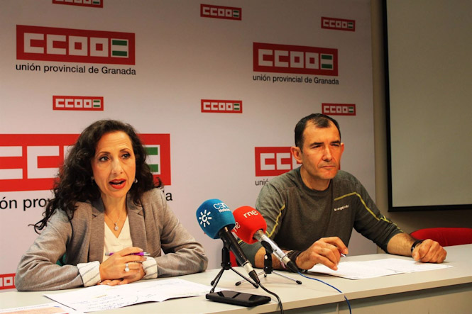 Mercedes González y Camilo Alaminos, de CCOO (CCOO)
