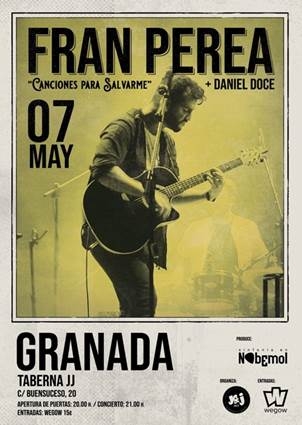Concierto de Fran Perea en Granada (MAREA GLOBAL)