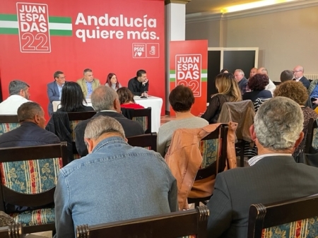 Imagen del acto celebrado en Lanjarón (PSOE) 