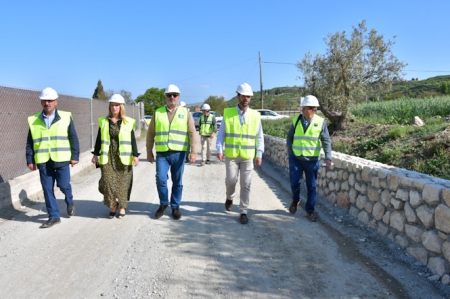 Imagen de la visita a las obras (JUNTA)
