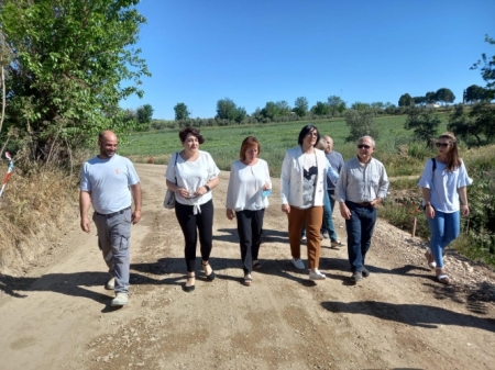Imagen de la visita al Camino Rural de Láchar (JUNTA)
