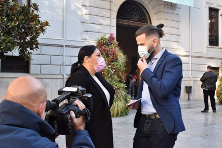 Alejandra Durán y Jesús Fernández, en imagen de archivo, número uno y dos de Por Andalucía en su lista por Granada al 19J (UP)