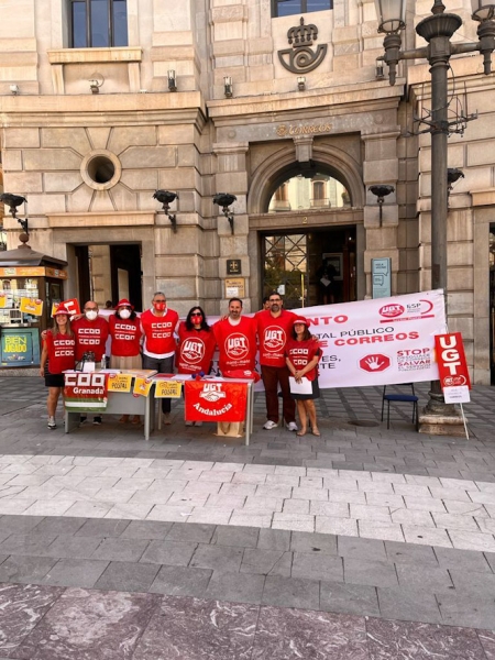Imagen de la acampada (CCOO)