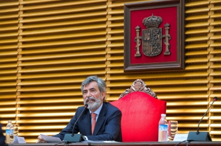 El presidente del Supremo y del CGPJ, Carlos Lesmes, en imagen de archivo (TOMÁS ALONSO - EUROPA PRESS) 