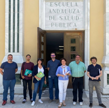 Imagen de la visita a la Escuela Andaluza de Salud Pública (POR ANDALUCÍA)