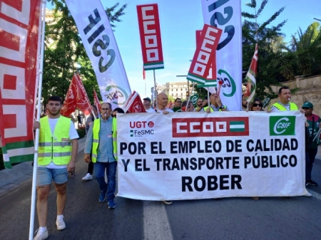 Imagen de la concentración (CCOO)