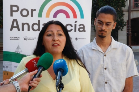 La candidata de Por Andalucía, Alejandra Durán (POR ANDALUCÍA)