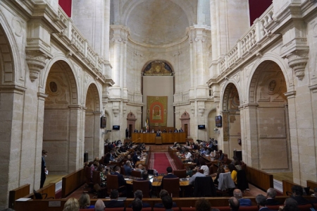Pleno del Parlamento de Andalucía, en imagen de archivo (EDUARDO BRIONES - EUROPA PRESS)