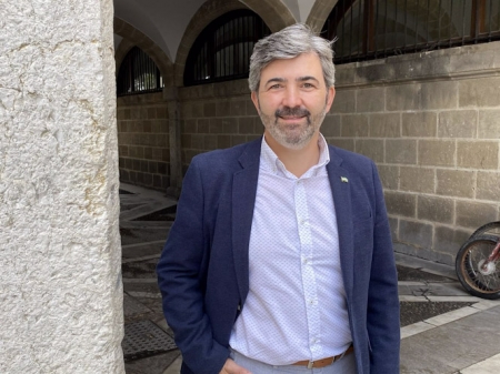 Modesto González, líder de AxSí y portavoz de Andaluces Levantaos, en una foto de archivo (AXSÍ)