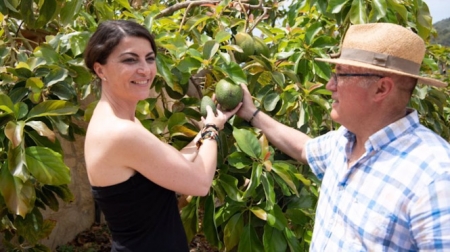 Olona asegura que `sin el campo, la ciudad no come` tras visitar una plantación de aguacates en Motril (VOX)