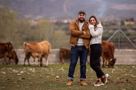 Los propietarios, Antonio y Marina Fernández-Hervás (AYTO. OTURA)