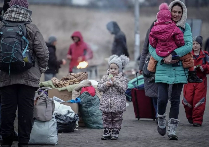 Refugiados ucranianos en una foto de archivo (EUROPA PRESS) 